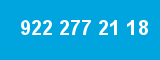 922 277 21 18 922 277 21 18